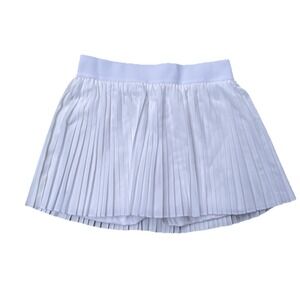 Adidas Girls Pleated Skort Youth XL White Tennis Golf Athletic Skirt NWT